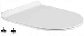 Tualetes vāks Mexen Slim, balta krās., 43 cm x 36 cm