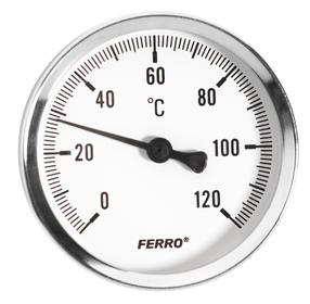 Термометр Ferro T40120A, серый цв.