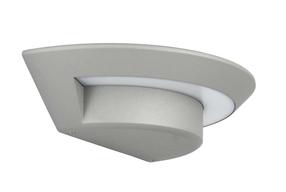 Sieninis lauko šviestuvas Su-Ma Ufo, 8W, LED, IP54, sidabro sp., 26.4 cm x 7 cm