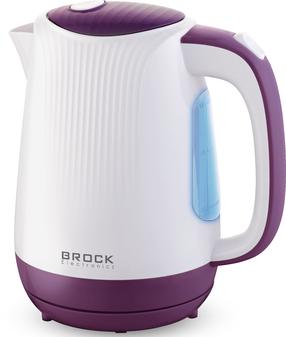 Elektrinis virdulys Brock, 1.7 l, balta sp./violetinė sp.
