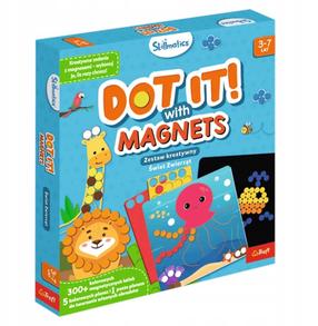 Magnētiskā spēle Trefl Dot It, daudzkrāsaina