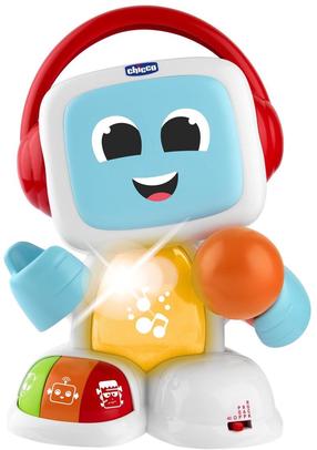 Robotukas Chicco Happy Music, 25 cm, įvairių spalvų