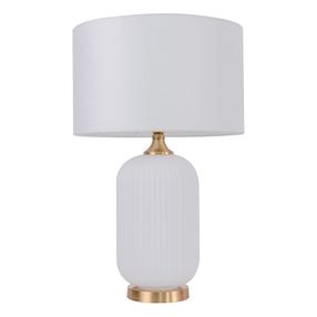 Galda stāvlampas Light Prestige Tamiza, E27, 15W, balta krās./zelta krās.