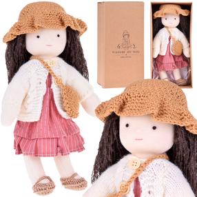Medžiaginė lėlė Waldorf, 28 cm, įvairių spalvų