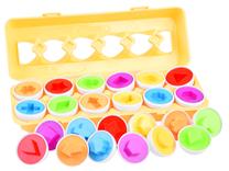 Lavinimo žaislas Shape Sorter Eggs, įvairių spalvų, 13 vnt.