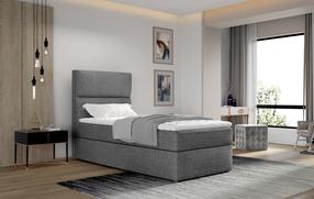 Кровать одноместная Arco Sawana 05, 90 x 200 cm, серый цв., с матрасом, с решеткой