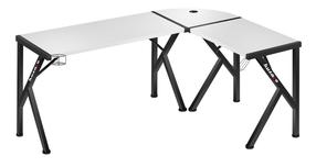 Datorspēļu galds Huzaro Hero 6.3, 154 cm x 117 cm, 74 cm, balta krās./melna krās.