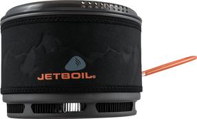 Puodas Jetboil Ceramic FluxRing, keramika/metalas, 12.2 cm, 1.5 l, juoda sp.