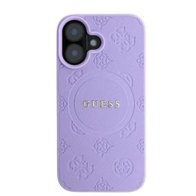 Telefoni ümbris Guess Peony MagSafe, violetne v., Apple
