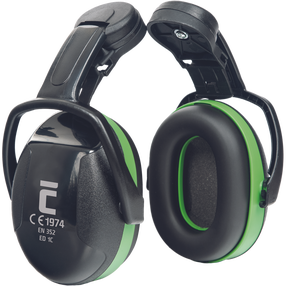 Aizsargausu aizsargs Ear Defender ED 1C, melna krās./zaļa krās.
