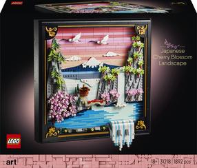 Konstruktorius LEGO® Art Japoniškas kraštovaizdis su žydinčiomis vyšniomis 31218, 1892 vnt.