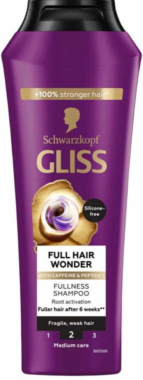 Шампунь Schwarzkopf Gliss Full Hair Wonder, 250 мл