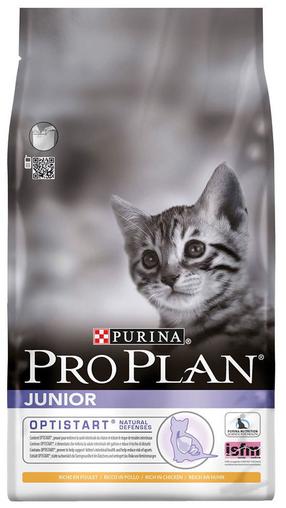 Сухой корм для кошек Pro Plan Junior, рис, 1.5 кг