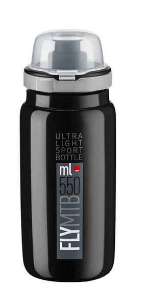 Kokteilių plaktuvas - gertuvė sportui Elite Elite Fly MTB, juoda sp., plastikas, 0.55 l