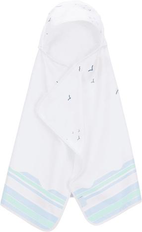 Bērnu dvielis Fillikid Hooded Baby Animals, balta krās./daudzkrāsaina, 140 cm x 70 cm