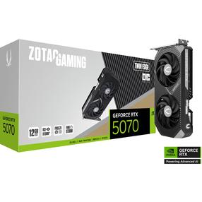 Vaizdo plokštė Zotac Gaming GeForce RTX 5070 Twin Edge OC, 12 GB, GDDR7