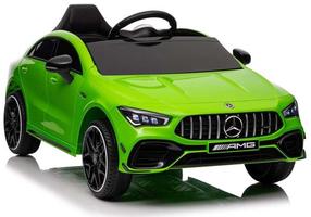 Vaikiškas elektromobilis Lean Cars Mercedes CLA 45s AMG 4x4, žalia sp.