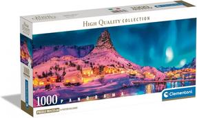 Пазл Clementoni Colorful Night Lofoten Island 39870, 33 см x 98 см, 1000 шт., многоцветный
