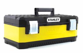 Ящик для инструментов Stanley 1-95-614, 29.3 см x 66.2 см x 22.2 см, черный цв./желтый цв.