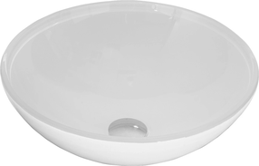 Vonios praustuvas Mexen Mira 24124230, stiklas, 42 cm x 42 cm x 14.5 cm, balta sp.