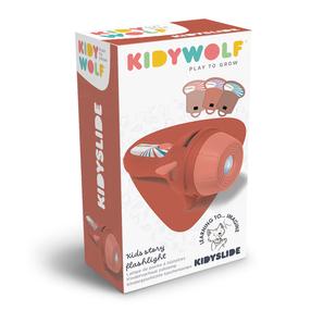 Проектор KidyWolf Kids Story Flashlight, красный цв.