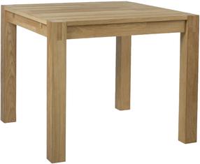 Valgomojo stalas Home4you Chicago New 84027, ąžuolo, 90 cm x 90 cm x 76 cm