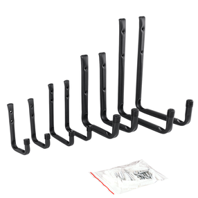 Laikiklis įrankiams, rinkinys Bradas DIY-HG22SET1, juoda sp., 8 vnt.