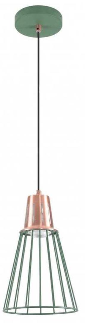 Lampa karināms GTV Kaliope 8044 OS-KAL-E27-26-DEC, E27, 1 x 40 W, zelta krās./zaļa krās. / zaļa krās.