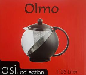 Arbatinukas su sieteliu Asi Collection, 1.25 l, skaidri/juoda