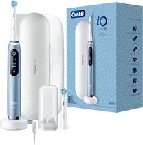 Elektrinis dantų šepetėlis Oral-B iO Series 9 Luxe Edition, balta sp./žydra sp.