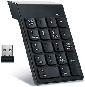 Numbriklahvistik sülearvutile Gembird KPD-W-02 Numeric Keypad, must v.