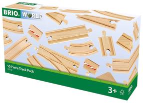 Traukinių bėgiai Brio World Track Set, smėlio ruda sp.