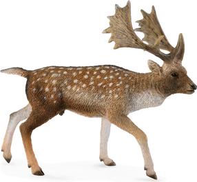 Фигурка-игрушка Collecta Fallow Deer Male 88685, 10.5 см, коричневый цв.
