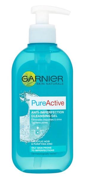 Näo puhastusgeel Garnier Pure Active Anti-Imperfection, 200 ml