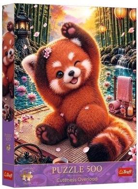Dėlionė Trefl Cute Overload: Charming Red Panda, 48 cm x 34 cm, 500 vnt.