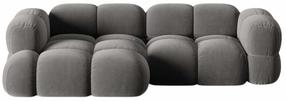 Kampinė sofa Cosmopolitan Design Loretto Vogue 15, pilka sp., kairinė, 147 x 250 cm x 68 cm