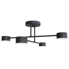 Šviestuvas lubų Emibig Halo 4 Black 1355/4, GX53, 4 x 8 W, juoda sp. / juoda sp., 8 x 8 cm