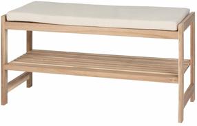 Apavu plaukts Wenko, brūna krās., 34 cm x 90 cm x 45 cm