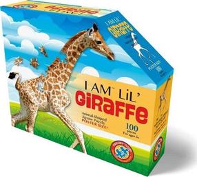 Dėlionė I Am Lil Giraffe, 86 cm x 66 cm, 100 vnt., ruda sp.