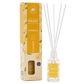 Namų kvapas, kvapiosios lazdelės La Casa De Los Aromas Mikado Vanilla, 30 ml Geltona sp.