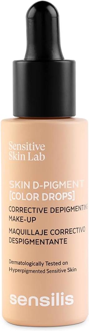 Grima bāze Sensilis Skin D-Pigment [Color Drops], beige, 30 ml