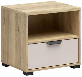 Ночной столик Chuck, кашемир цв./mauvella oak цв., 47.5 см x 50 см x 40 см