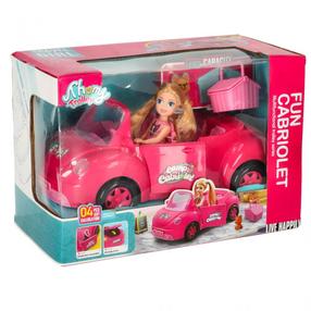 Кукла с аксессуарами Fun Cabriolet, 12 см, многоцветный