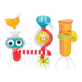Набор игрушек для ванной Yookidoo Spin N Sprinkle Water Lab, прозрачный цв./многоцветный
