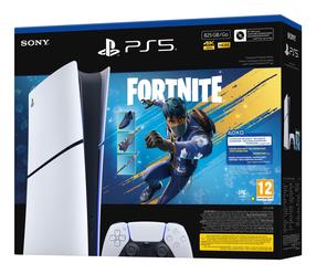 Žaidimų konsolė Sony PlayStation 5 Slim + Fortnite Blooming Chaos, USB Type-C, 825 GB