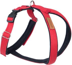 Petnešos šunims Amiplay Cotton Grand Soft, raudona sp., 490 - 590 mm, 49-59