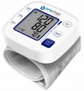 Riešinis kraujospūdžio matuoklis Oromed ORO-BP Smart Compact, balta sp./pilka sp.