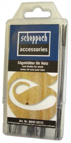 Universāls zāģa asmeņu komplekts Scheppach 88000010, metāls, 135 mm, 60 gab.