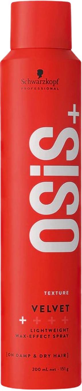 Sprejs matiem Schwarzkopf Professional OSiS+ Velvet Lightweight Wax-Effect, 200 ml