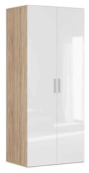 Шкаф Flex 100, белый цв./дуб сонома цв., 100 см x 66 см x 240 см
